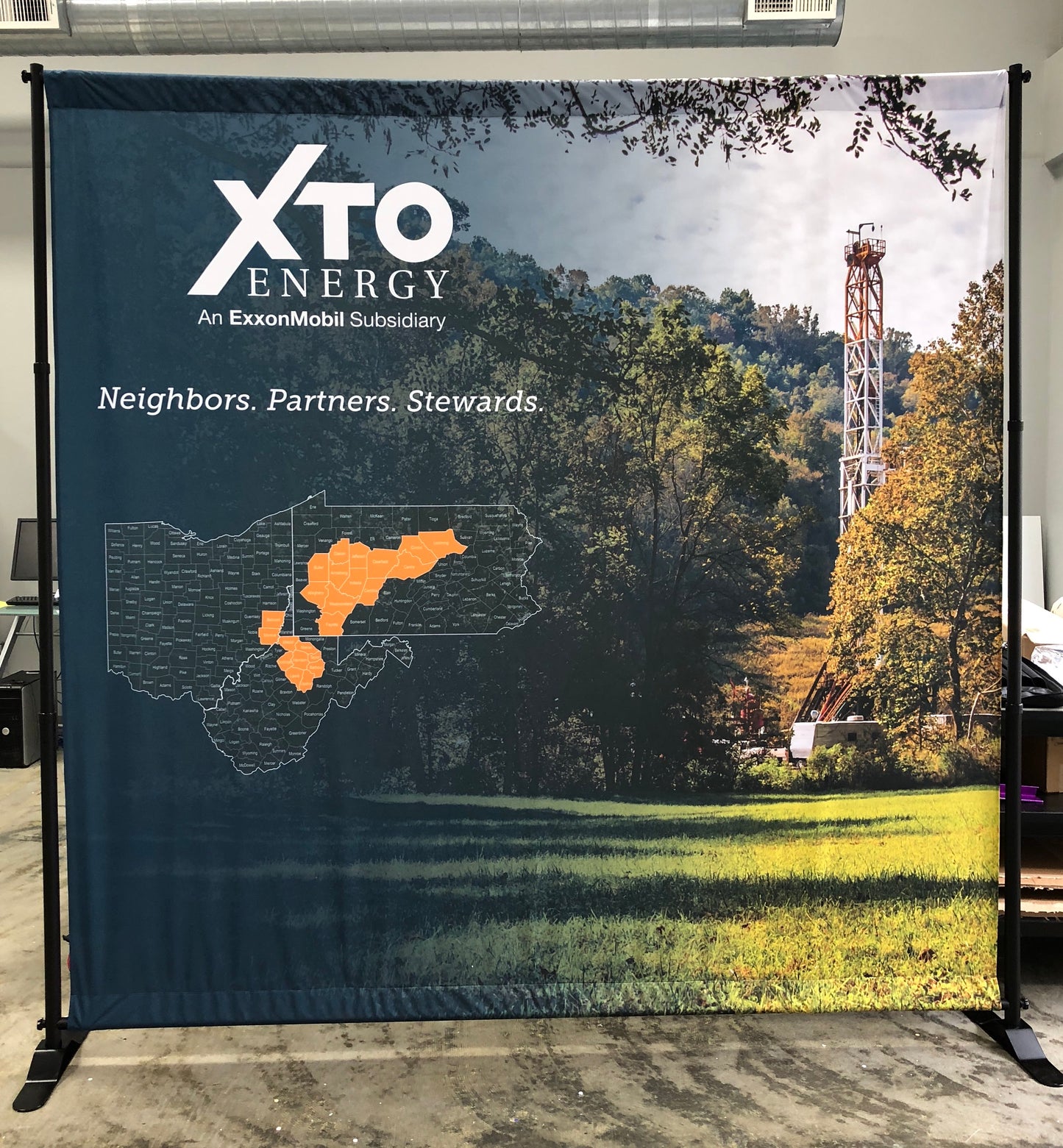 Display Step & Repeat 10'X8' Fabric BDHG10