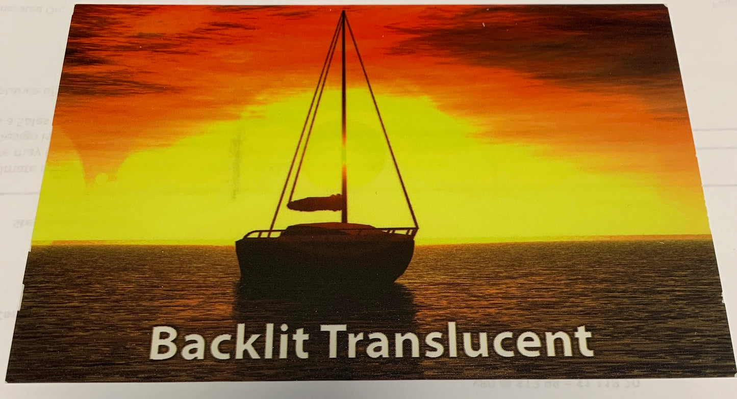 Backlit Poster